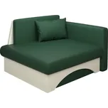 Rozkládací křeslo, zelená/béžová, KUBOŠ NEW UNI