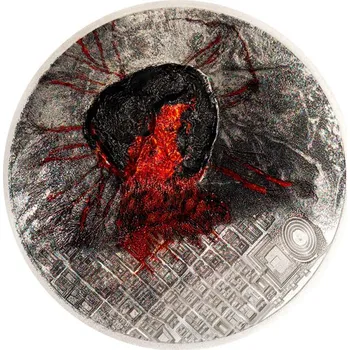 Stříbrná mince 3 Oz Ztracené město Pompeje