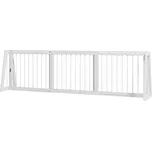 PawHut Dveřní branka pro psy s výsuvným…