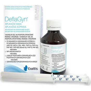 Intimní hygienický prostředek Deflamed DeflaGyn aplikační sada 2 aplikátory + gel 150 ml