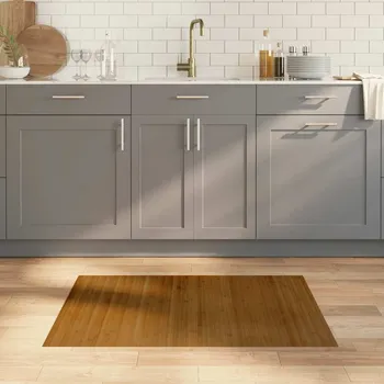 Koberec vidaXL Koberec obdélníkový 70 x 100 cm bambus [376742] Barva: Hnědá