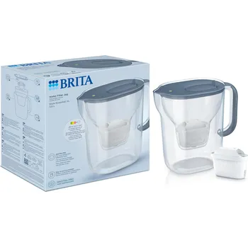 Filtrace vody Brita Filtrační konvice Style Essential XL s filtrem Maxtra Pro Pure Performance, 3,6 l, šedomodrá 1057786