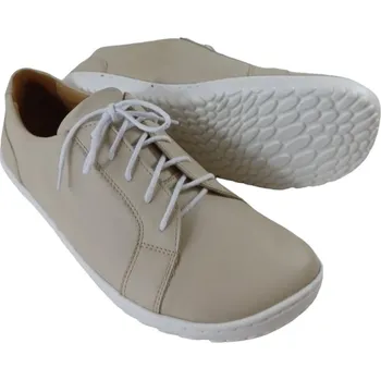 Dámské tenisky OK Bare dámské kožené barefoot tenisky Time béžové Velikost: 40