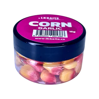 LK Baits CUC! kukuřice dipovaná Garlic, 25ml