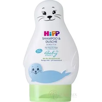 Koupelová kosmetika HiPP Babysanft Šampon na Tělo a Vlasy sensitiv 200 ml