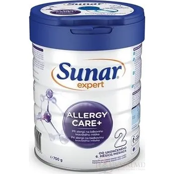 Dětská výživa Sunar Expert ALLERGY CARE + 2 kojenecká výživa (od ukonč. 6. měsíce) (inov.2020) 700 g