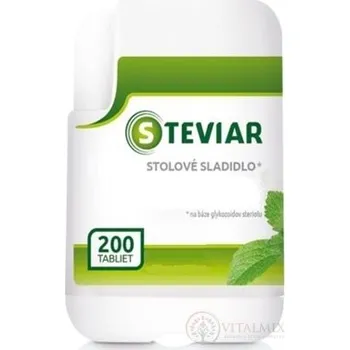 Sladidlo Monsea&nbsp;STEVIAR stolní sladidlo tabletové sladidlo na bázi glykosidů steviolu 200 ks