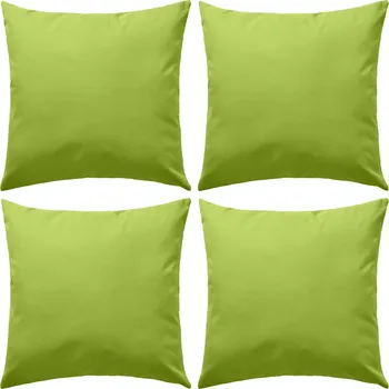 Dekorativní polštářek zahrada-XL Venkovní polštářky 4 ks 45x45 cm jablkově zelená 132291
