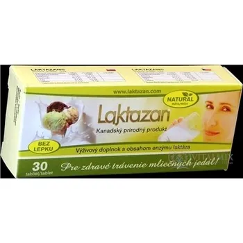 RS Pharma LAKTAZAN tablety tbl enzym laktáza s příchutí máty 30 ks
