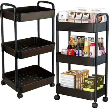 Drátěná police Jipos Tools Koupelnová police na kolečkách 27259 JIPOS