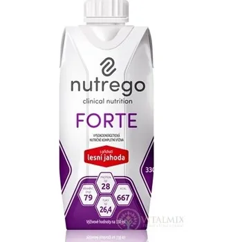 Speciální výživa Nutrego FORTE s příchutí lesní jahoda 12x330 ml
