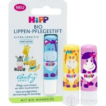 Péče o rty HiPP Babysanft Balzám na rty ultra-sensitiv, s bio mandlovým olejem, 4,8 g