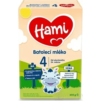 Dětská výživa NUTRICIA Hami 4 600 g