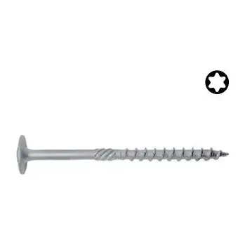 Vrut Stavební vrut SK 6x140mm, pl. hl. T30 kalený nerez