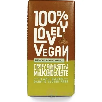 Čokoláda Balance Čokoláda Pochoutka mléčná s rýžovým mlékem, pistácie, mandle a vlašský ořech bez lepku a laktózy 85 g