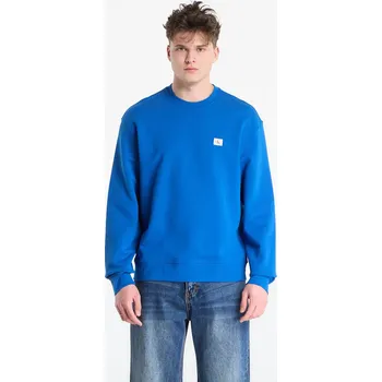 Pánská mikina Mikina Calvin Klein Jeans Ls Eu 350Terry Badge Crewneck Sw Classic Blue M