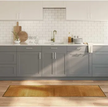 Koberec vidaXL Koberec obdélníkový 60 x 200 cm bambus [376839] Barva: Hnědá