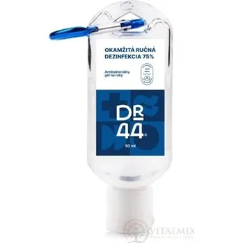 Mýdlo DR.44 OKAMŽITÁ RUČNÍ DEZINFEKCE s karabinkou antibakteriální gel (75% ethanol) 50 ml
