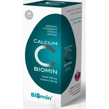 Přírodní produkt BIOMIN CALCIUM S VITAMINEM C cps 30 ks