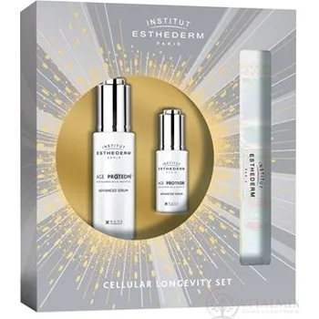 Kosmetika ESTHEDERM Age Proteom KOSMETICKÝ SET pleťové sérum 30 ml + oční sérum 15 ml cestovní taštička,
