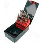 Sada vrtáků do kovu vybrušovaná rychlořezná ocel HSS-G 25ks