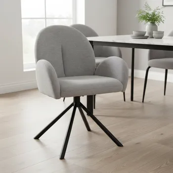 Jídelní židle Signal Jídelní židle PLANET RAVEN | světlá šedá