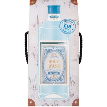 Sprchový gel GEL sprchový 400ml GIN FLAVOR MEN CLASSICS v dárkové krabičce ve stylu ginu, vůně: gin