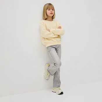 Dívčí džíny Reserved - Džegíny do zvonu - světle šedá - 347HN-09J - 347HN-09J-146