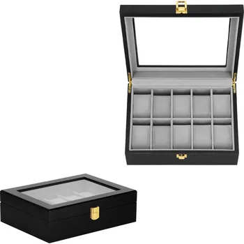 Úložný box Springos Krabička na hodinky 26,5X20X8 CM HA1066