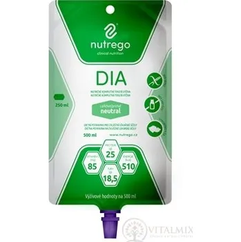 Speciální výživa Nutrego DIA s příchutí neutral tekutá výživa 12x500 ml