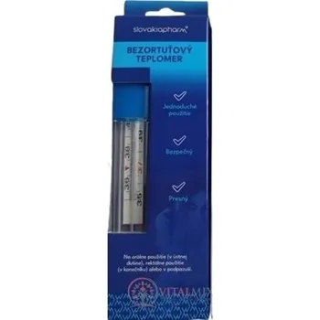 Teploměr osobní Slovakiapharm BEZORTUŤOVÝ TEPLOMĚR 1 ks