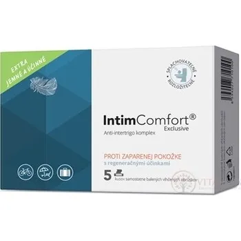 Vlhčený ubrousek INTIMComfort Vlhčené ubrousky anti-intertrigo komplex 5 ks