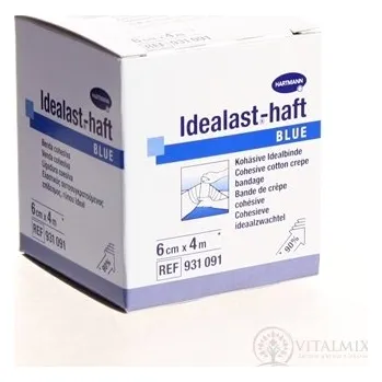 Idealast COLOR Cohesive obinadlo elastické krátkotažné, modré (6cmx4m) 1 ks