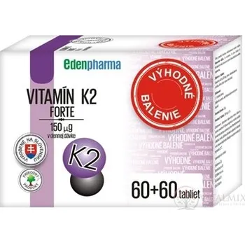 Zdraví EDENPharma VITAMIN K2 Forte tbl 2x60 (120 ks)