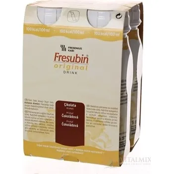 Speciální výživa Fresubin Original DRINK EasyBottle, příchuť čokoládová, 4x200 ml (800 ml)