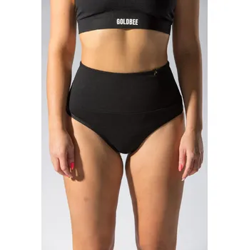 Oblečení a móda GoldBee Tanga Stahovací Black Barva: Black, Velikost: XS