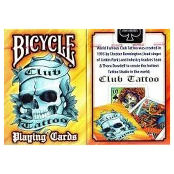Pexeso Karty do gry Bicycle Tattoo Club V2 Orange