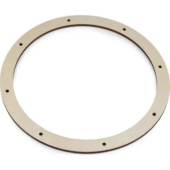 Věnec Dřevěný kruh na výrobu věnců s 8 otvory Ø26 cm Varianta: přírodní sv., Balení: 1 ks