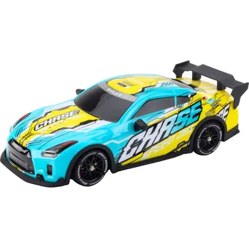RC model auta LEAN Toys 23069 RC driftovací auto s podsvícenou karoserií, tyrkysové