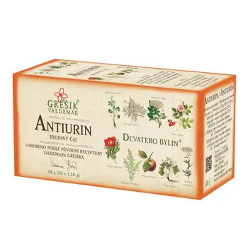 Čaj Valdemar Grešík Antiurin bylinný čaj porcovaný 20x 1,2 g