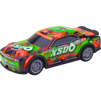 RC model LEAN Toys 23062 RC závodní auto 27 MHz, svítící karoserie, oranžovo-zelené