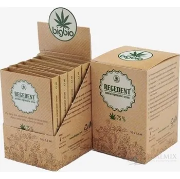 Pleťová emulze BigBio REGEDENT serum, box přírodní, regenerační 10x1,2 ml