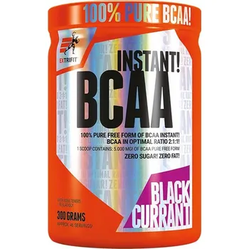 Aminokyselina Extrifit BCAA Instant 300 g - black currant - EXP. 21. 3. 2026