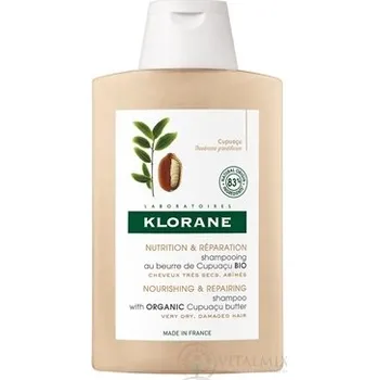 Kosmetika KLORANE Shampooing AU beurre DE Cupuacu BIO šampon pro velmi suché a poškozené vlasy 200 ml