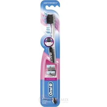 Zubní kartáček Oral-B Ultrathin Precision GUM CARE Black Tea XS zubní kartáček ExtraSoft s menší hlavou, vlákna 0,01mm, 1 ks