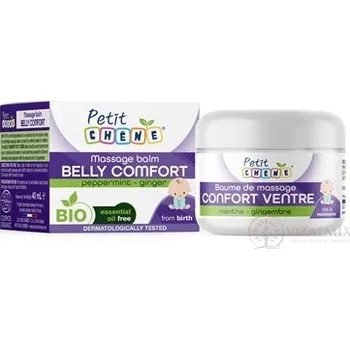Masážní přípravek Petit CHENE Massage balm BELLY COMFORT masážní balzám máta - zázvor 40 ml