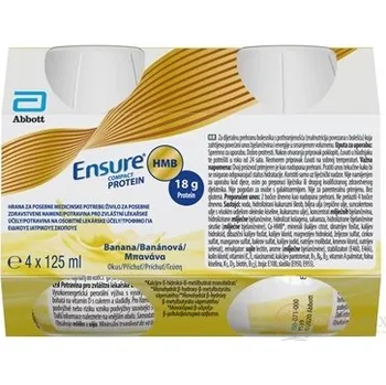 Protein Ensure COMPACT PROTEIN HMB banánová příchuť 4x125 ml