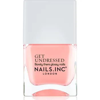 Přípravek na nehty Nails Inc. Get Undressed pečující lak na nehty odstín Always Undressed 14 ml