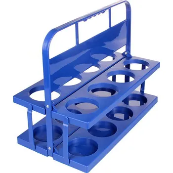 Láhev Skládací plastový nosič Holder 8 lahví modrá