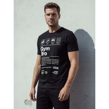 Sinsay - Bavlněná dvoudílná pyžama s potiskem - černá - 032GW-99X - 032GW-99X-M